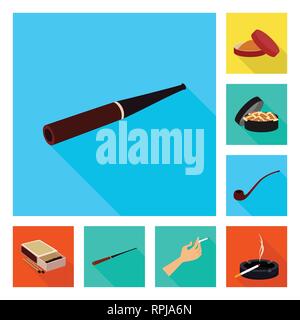 Zigarre, Schnupftabak, Kauen, Rohr, Streichholzschachtel, Mundstück, Hand, Aschenbecher, Lieferung, Sucht, retro, Box, Halter, arm, Glas, Zubehör, Pulver, schlecht, Papier, Finger, Eleganz, Kapazität, Bonbons, Modell, Karton, Brennen, Geste, Holz, Rauch, Statistiken, verweigern, Stop, anti, Gewohnheit, Zigaretten, Tabak, Gesundheit, Nikotin, Set, Vector, Icon, Illustration, isoliert, Sammlung, Design, Element, Grafik, Zeichen, flach, Schatten, Vektor, Vektoren, Stock Vektor