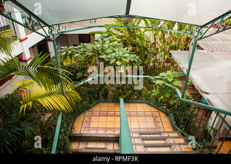 San Jose/Costa Rica-February 03, 2019: 1910 viktorianische Villa, Baujahr 1910, Jetzt, restauriert, in Boutique Hotel 'La Rosa del Paseo' umgewandelt Stockfoto