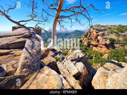 Mirador Garbi in der Nähe von Sagunt, Valencia in Spanien Stockfoto