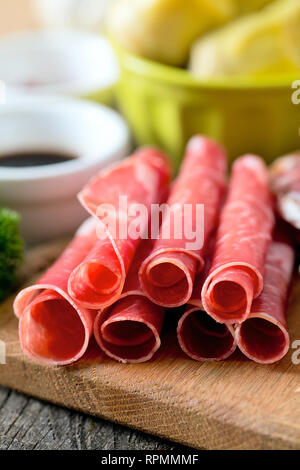 Coppa di Parma-Schinken Stockfoto