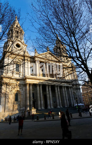 St. Paul's Cathedral, London, Vereinigtes Königreich. Stockfoto