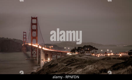 Die Golden Gate Bridge, San Francisco Stockfoto