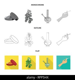 Schnupftabak, Blätter, Hookah, Hand, Lieferung, Blatt, Bong, arm, Box, Landwirtschaft, Halten, runde, botanische, Pause, Rauchen, Botanik, Rohr, schlecht, Behälter, Anlagen, Flasche, Feuer, Schaden, Risiko, Glas, Männer, Pulver, Art, Kapazität, Finger, verweigern, Stop, anti, Gewohnheit, Zigaretten, Tabak, Gesundheit, Nikotin, Rauchen, Statistiken, Set, Vector, Icon, Illustration, isoliert, Sammlung, Design, Element, Grafik, Vektor, Vektoren, Stock Vektor