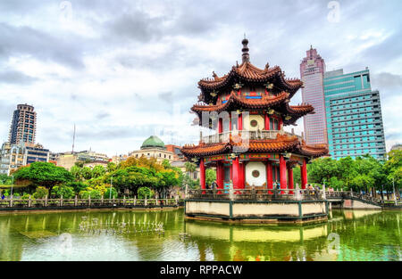 Pavillon auf der 228 Peace Memorial Park in Taipei, Taiwan Stockfoto