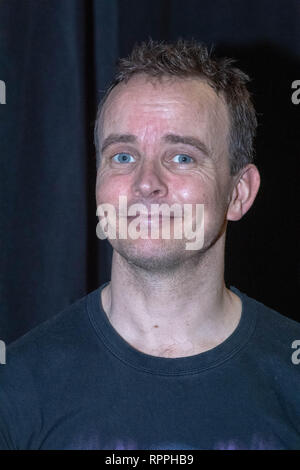 Brentwood, Essex, Großbritannien. 22. Februar 2019. Die Hälfte Begriff literarische Aktivitäten für Kinder mit preisgekrönten Autoren der Kinder Michelle Harrison und Gareth Gareth P P Jones Jones Headshot Credit: Ian Davidson/Alamy leben Nachrichten Stockfoto