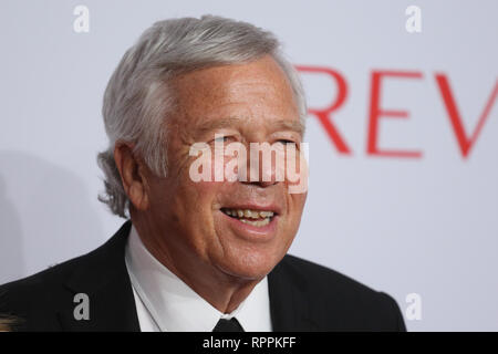 Robert Kraft besucht die Elton John AIDS Foundation: Eine nachhaltige Vision profitieren am Oktober 28, 2014 in New York. Stockfoto