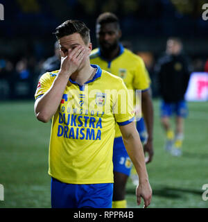 LEEUWARDEN, 22-02-2019, cambuur Stadion, Saison 2018 - 2019, Keukenkampioen divisie, Nino van den Beemt während des Spiels SC Cambuur - FC Dordrecht Stockfoto