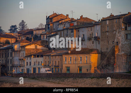 Stadt von La Reole im Süden von Frankreich, Gironde, Aquitaine Stockfoto