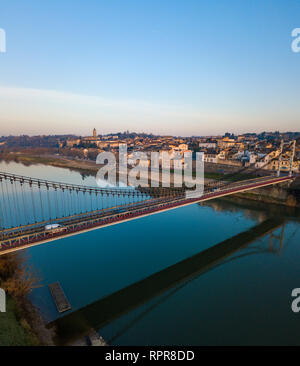 Stadt von La Reole im Süden von Frankreich, Gironde, Aquitaine Stockfoto