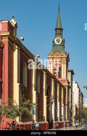 Basilika de la Merced, Santiago, Chile Stockfoto