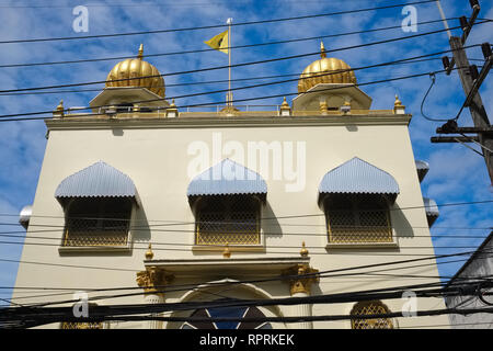 Gurdwara Siri Guru Singh Sabha Phuket oder Wat Sikh, einem Sikh Tempel in der Stadt Phuket, Phuket, Thailand Stockfoto