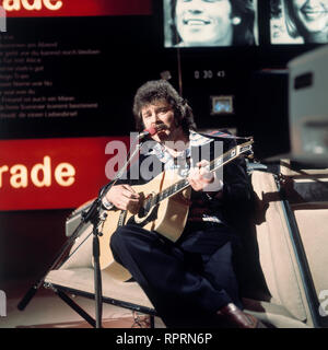 HITPARADE/Wolfgang Petry, Auftritt in der ZDF-Hitparade, 1977 Grimm 917 Stockfoto