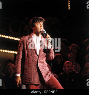 HITPARADE/REX GILDO, Auftritt in der ZDF-Hitparade, 1981 Stockfoto