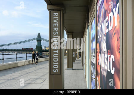 Riverside Studios, Queen Caroline Street, Hammersmith, London, W6, England, Großbritannien Stockfoto