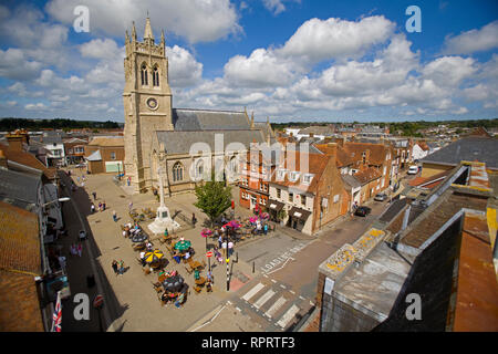 St Thomas' Kirche, Platz, Newport, Isle of Wight, England, Großbritannien Stockfoto