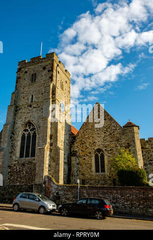 Die Kirche von St George, High Street, Wrotham, Kent Stockfoto