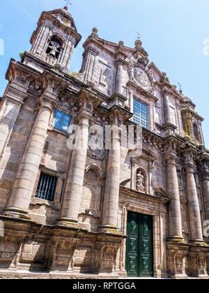 Iglesia barroca de San Bartolomé. Pontevedra. Galizien. España Stockfoto