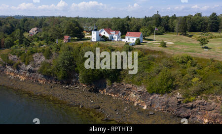 Fort Point Lighthouse, Leuchtturm Rd, Stockton Federn, ME 04981 Stockfoto