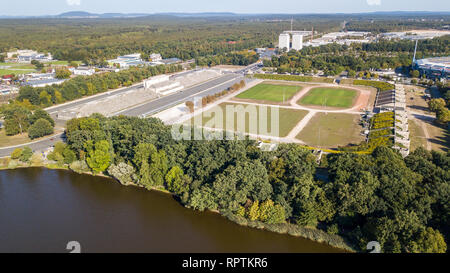 Zeppelinfeld, Reichsparteitagsgelände Reichsparteitagsgelände oder, Nürnberg, Deutschland Stockfoto