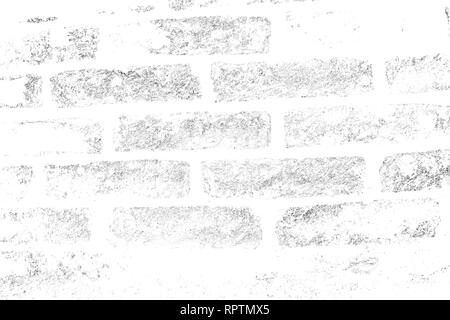 Schwarz-weißen Muster von in Not geratenen overlay Textur der alten Mauer. Abstract grunge Hintergrund.
