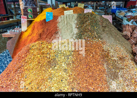 Israel, Tel Aviv-Yafo - 15. Februar 2019: shuk Hacarmel Markt Stockfoto