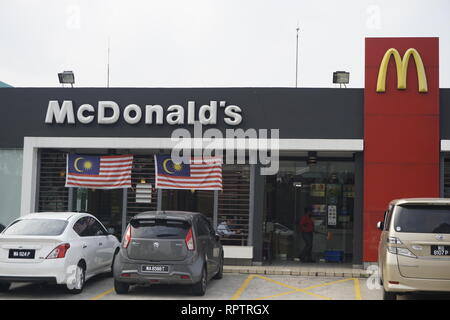 McDonalds Fast Food Restaurant in Malaysia Stockfoto