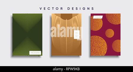 Vektor cover Designs. Zukunft Poster Vorlage. Smartphone moderne Hintergrund gesetzt. Stock Vektor