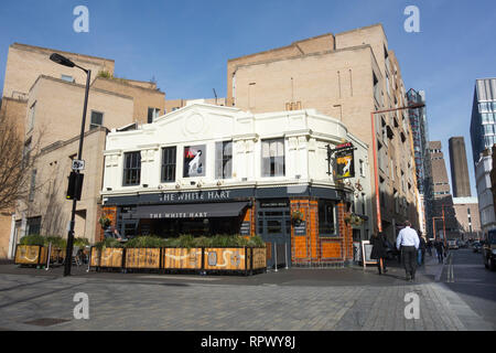 Das White Hart Pub und Restaurant auf große Suffolk Street, Southwark, London, SE1 Stockfoto