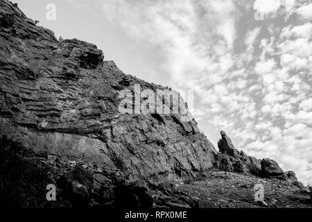 Simpsons Gap (Arrernte: Rungutjirpa) ist eine der Lücken in der West MacDonnell Ranges in Australien Northern Territory. westlich von Alice Springs. Stockfoto