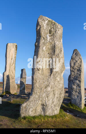 Callanish Standing Stones, Isle of Lewis, äußeren Hebriden, Schottland Stockfoto