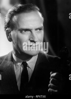 Geiger Yehudi Menuhin, Studioaufnahme zum Film: Sabine und sterben 100 Männer, 1960. Stockfoto