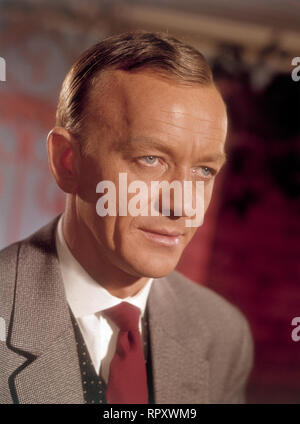 Der deutsche Wis Hannes Messemer, 1960. Schauspieler Hannes Messemer, 1960. Stockfoto