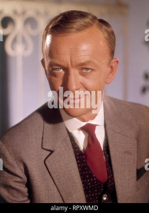 Der deutsche Wis Hannes Messemer, 1960. Schauspieler Hannes Messemer, 1960. Stockfoto