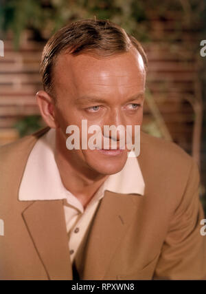 Der deutsche Wis Hannes Messemer, 1960. Schauspieler Hannes Messemer, 1960. Stockfoto