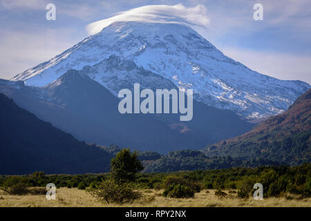 Der Vulkan Lanin, Patagonien, Argentinien Stockfoto