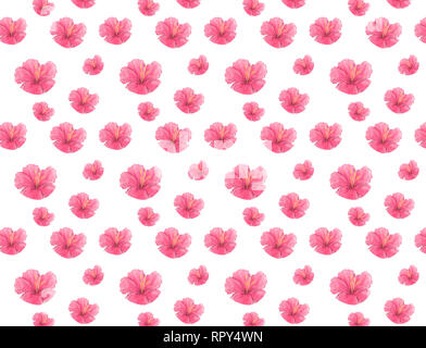 Aquarell, rosa Blüten Blüten Hintergrund. Hochzeit, Feier, Card Design einladen. Stockfoto