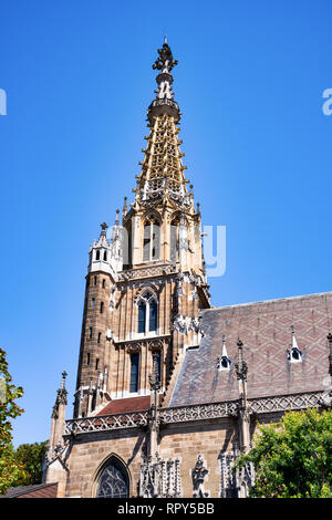 Blick auf die Kirche von Unserer Lieben Frau (Frauenkirche) in Esslingen am Neckar Stockfoto