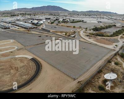 Luftaufnahme von der Ford Motor Company Automotive Company in Hermosillo Industrial Park. Automobilindustrie. Hermosillo Stanzen und Montage ist ein Stockfoto