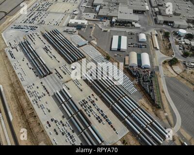Luftaufnahme von der Ford Motor Company Automotive Company in Hermosillo Industrial Park. Automobilindustrie. Hermosillo Stanzen und Montage ist ein Stockfoto