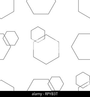 Zusammenfassung nahtlose Muster, minimale geometrische Hintergrund. Wiederholbare Textur. Stock Vektor