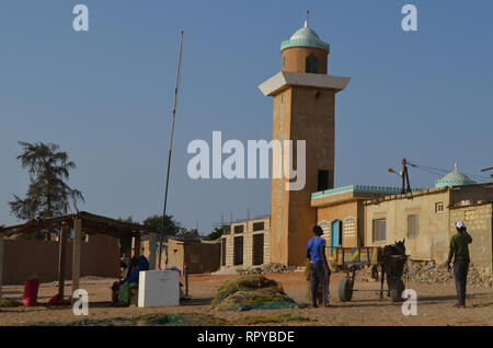 Ngaparou, eine kleine Küstengemeinde in der Petite Cote von Senegal Stockfoto
