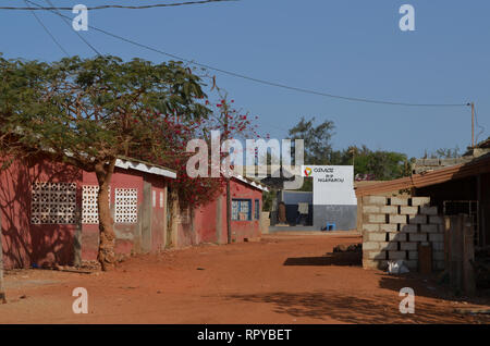 Ngaparou, eine kleine Küstengemeinde in der Petite Cote von Senegal Stockfoto