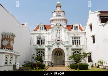 Chee Ancestral Mansion, Heeren Straße, Melaka, Malaysia. Stockfoto