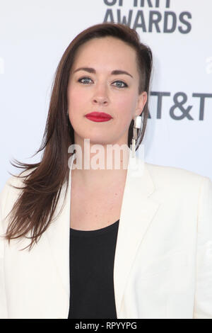 Santa Monica, Kalifornien, USA. 23 Feb, 2019. Santa Monica, Ca. 23 Feb, 2019. Alexandria Bombach, an der 2019 Film Independent Spirit Awards in Santa Monica, Kalifornien am 23. Februar 2019. Credit: Faye Sadou/Medien Punch/Alamy Live News Credit: MediaPunch Inc/Alamy leben Nachrichten Stockfoto