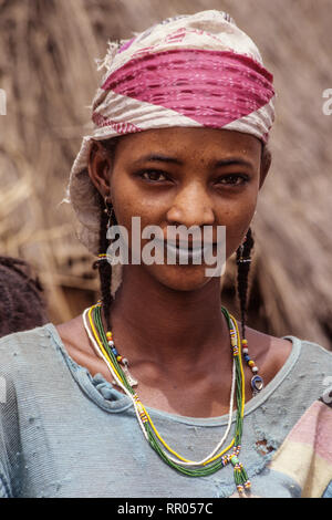 Junge nigrischen Frau, Drouel, Niger. Stockfoto