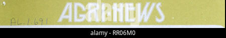 . Agri-news. Die Landwirtschaft. Kanadische 19. SEPTEMBER 1977 ZUR SOFORTIGEN VERÖFFENTLICHUNG DIESER WOCHE Unseeded Erntegut Umfrage abgeschlossen 1 Zuschüsse angekündigt 2 Chemische Kontrolle der Blackspot Krankheit von Raps durch Polyoxins 4 Neue Traktor Verkauf Folie 5 Zuchtsauen 6 Tollwut in Alberta 8 Pflanzen Kübelpflanzen 11 Helfen Sie Ihren Kindern erhalten gute Noten 12/dlberra Landwirtschaft r. DMMI INlCATinNS. Bitte beachten Sie, dass diese Bilder sind von der gescannten Seite Bilder, die digital für die Lesbarkeit verbessert haben mögen - Färbung und Aussehen dieser Abbildungen können nicht perfekt dem Original ähneln. extrahiert. Alb Stockfoto