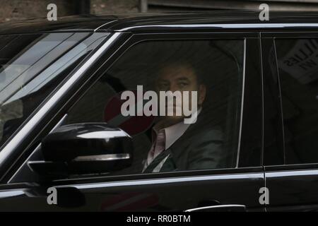 David Walliams gesehen im Palladium Theater ankommen als Richter für Britains got talent Mit: David Walliams Wo: London, Vereinigtes Königreich, wenn: 23 Jan 2019 Credit: Michael Wright/WENN.com Stockfoto