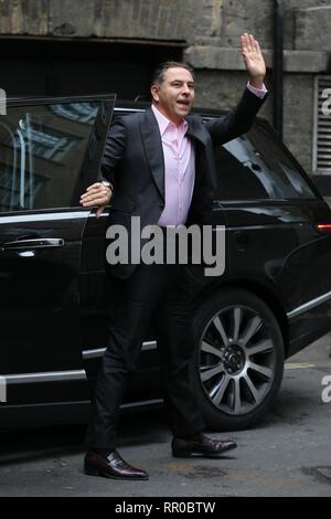 David Walliams gesehen im Palladium Theater ankommen als Richter für Britains got talent Mit: David Walliams Wo: London, Vereinigtes Königreich, wenn: 23 Jan 2019 Credit: Michael Wright/WENN.com Stockfoto