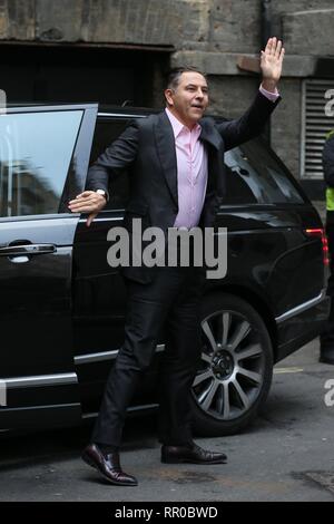 David Walliams gesehen im Palladium Theater ankommen als Richter für Britains got talent Mit: David Walliams Wo: London, Vereinigtes Königreich, wenn: 23 Jan 2019 Credit: Michael Wright/WENN.com Stockfoto