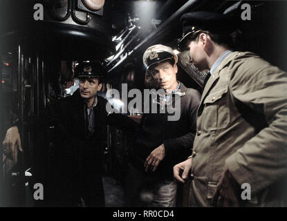 DAS BOOT/Teil 1/BRD 1981 / Wolfgang Petersen/, Jürgen Prochnow, KLAUS WENNEMANN, Hubertus Bengsch, 'Das Boot', 1981. 31240/#/Überschrift: DAS BOOT/BRD 1981 Stockfoto